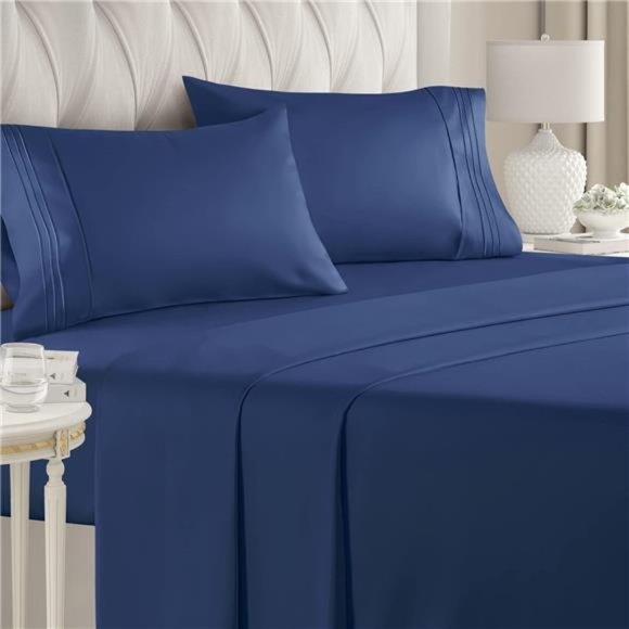 King Size Sheet Set - Breathable & Cooling - Hotel Luxury Bed Sheets -Extra Soft